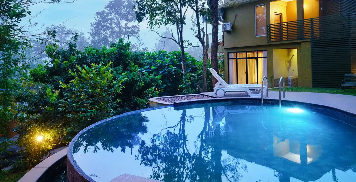 resort in wayanad with swimming pool 